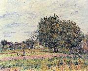 Alfred Sisley Anfang Oktober painting